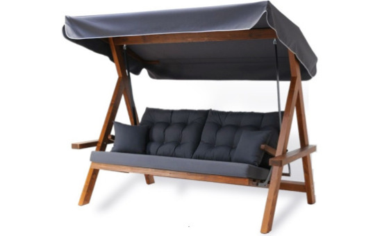 LYON 2400 Wooden Garden Swing — Turkish Garden Swing supplier