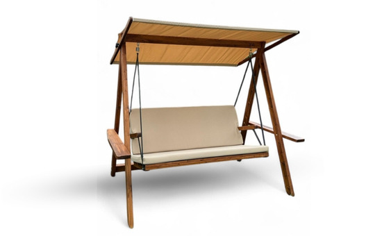 RIVA 2100 Wooden Garden Swing — Turkish Garden Swing supplier